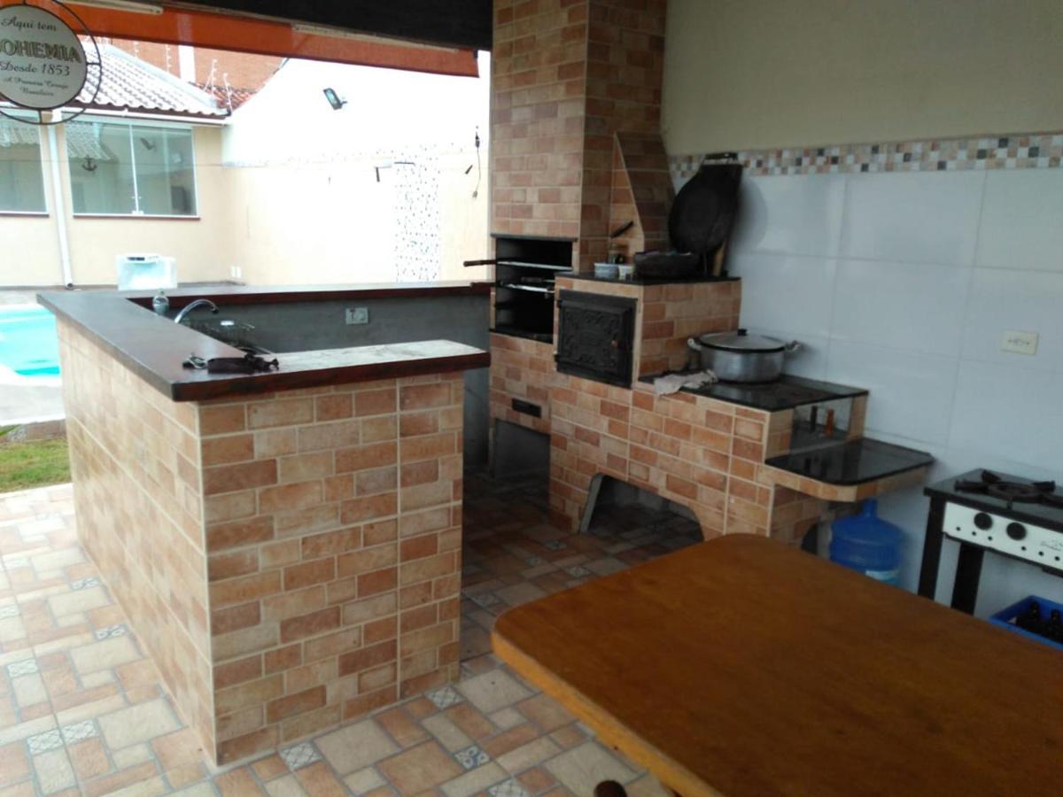 Casa De Praia Com Piscina Em Caraguatatuba - Sp Bagian luar foto